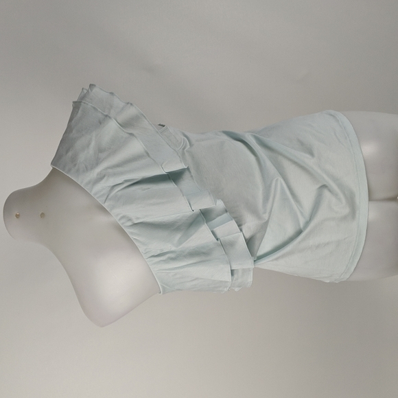 Witchery Women's Top Size XL One Shoulder Ruffle Blue Daze NEW RRP $59.95 - Picture 4 of 9